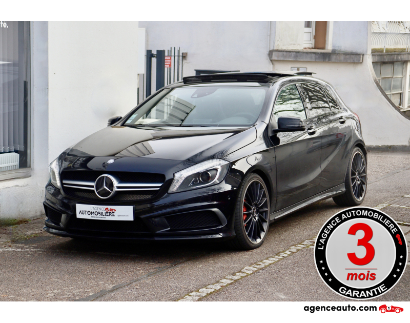 Compra de Carros Usados, Carros Usados Baratos | Auto Immo Mercedes Classe A 45 AMG 2.0 i 360 4Matic SPEEDSHIFT-DCT (TO, Recaro, Harman Kardon..) Noir Ano 2014 Automatique Essence